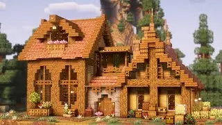Minecraft: How To Build Large Medieval House | Easy Step by Step Tutorial