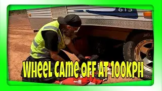 Caravan Damage After Wheel Sheared Off At 100kph || Paul Wheel Drive