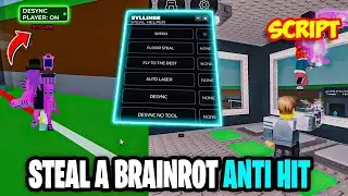 [🎃SYLLINSE HUB ANTI HIT] Steal a Brainrot SCRIPT (ROBLOX)🔥ANTI HIT,  SUPER JUMP, FLY TO BEST & MORE