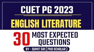 MA English  Most  important questions with  Sumit Sir | 