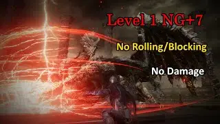 Elden Ring - Level 1 NG+7 Dragonlord Placidusax No Roll/Block [No Damage]