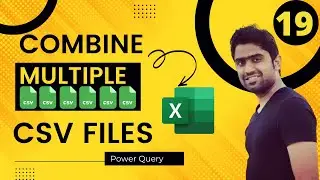 How to Append/Combine Multiple CSV Files in the same folder | Power Query Tutorial 2022