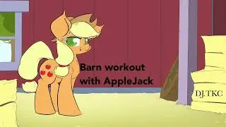 Barn workout with AppleJack