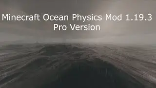 What the Minecraft Ocean Physics Mod looks like with different shaders (1.19.3)