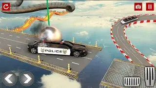 Police Lemon car stunts GT racing