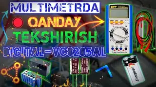 мултиметрда кандай улчашни урганамиз !