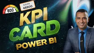 How to create KPI in Power BI | How to create KPI card in Power BI in Hindi | KPI in Power BI