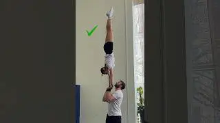 Стойка на руках🙌 Основные ошибки☝️ 