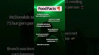 Fun Facts About FOOD 🍕😋 #facts #viral  #randomfacts