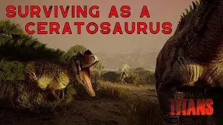 Surviving as a Ceratosaurus on the Official Servers | Path of Titans