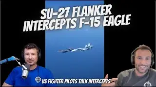 SU-27 Flanker Intercepts F-15 Eagle