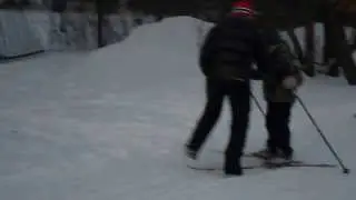Первые уроки для начинающих. Лыжи. Ski