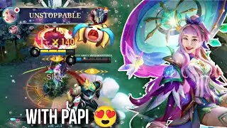 JADE BLOSSOM KAGURA 💅 SLAYS WITH PAPI YUZHONG 😍 | FLOPTOK KAGURA #floptok #kagura #mlbb