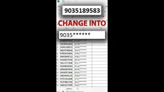 HOW TO CONVERT NUMBER  WITH SPECIAL CHARACTERS ASTERISK IN EXCEL 🙏|