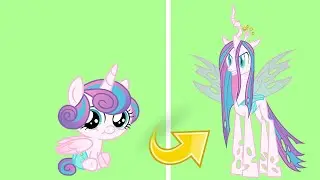 Flurry Heart as Queen Chrysalis MLP