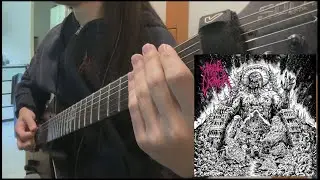 Waking the Cadaver - Asphyxiating Ligature Guitar Cover (w/ TABS) (Solar E1.6FBB)