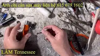 Cách thay bạc đạn máy kupa manipro kp60