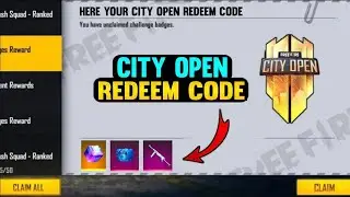 FREE FIRE REDEEM CODE TODAY 30 APRIL | FREE FIRE REDEEM CODE | FREE FIRE CITY OPEN REDEEM CODE