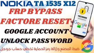 Remove Google Account Hard Reset  Frp Bypass Nokia ta 1535 X12 Android 12 One Click  2024