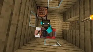 whats the villager doing