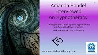 Amanda Handel on hypnotherapy - delving deeper into the subject. Radio Interview, January 2024.