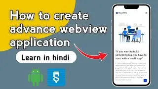 How to create adwance webview application in sketchware in hindi |