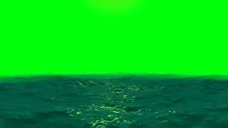 ocean waves Green screen