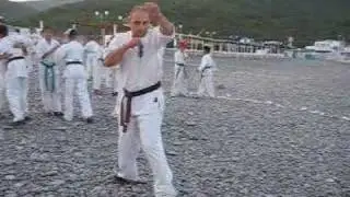 Плеханов Сергей - боец киокушина. Plekhanov Sergey - kyokushin fighter.