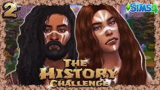 The Sims 4 The History Challenge (The Stone Age Era)||Ep.2: Hard Working Sims💲💲