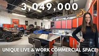 Inside this $3,049,000 Live & Work Commercial Space in Gastown | Vancouver, BC Home Tour