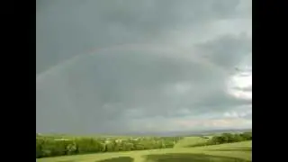 Regenbogen über dem Rheingau
