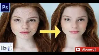 PHOTOSHOP CS6-YÜZ TEMİZLEME! (rötuş)