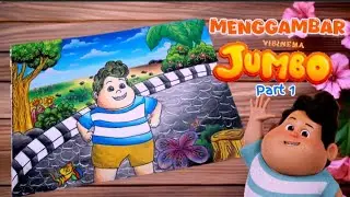 Menggambar Jumbo part 1