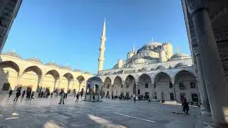 Blue Mosque Sultanahmet Istanbul Stock Video Footage