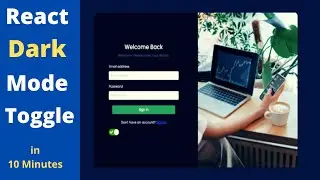 How to enable Dark Mode in React with CSS | React dark mode toggle