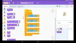 How to create moving script in Scratch (Thanks for Subscribing🔥)
