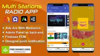 How to make radio app in Android Studio | android studio source code