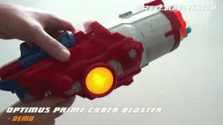Optimus Prime Cyber Blaster - Demo