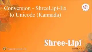 Conversion - SLX to Unicode (Kannada)