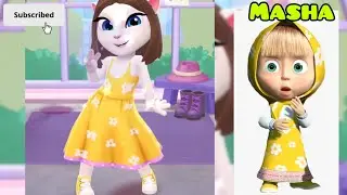 Angela Cosplay as Masha | Cute Masha & The Bear Inspired Look 🐻✨ 