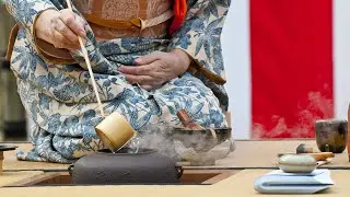 Japanese Tea Ceremony and Sweets Making in a Kimono