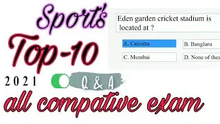 Sport Top 10 most asked Question and answer for exam| Sport Gk question and answer 2021