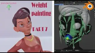 Риггинг персонажа в Blender с помощью аддона Rigify. Налаживаем веса в режиме Weight paint mode .