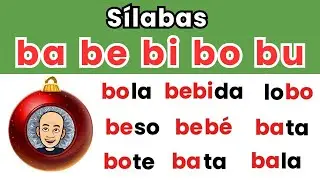 Sílabas ba be bi bo bu. ¡Aprende a leer conmigo! lección 15