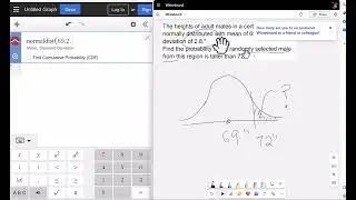 Normal Distribution  with DESMOS