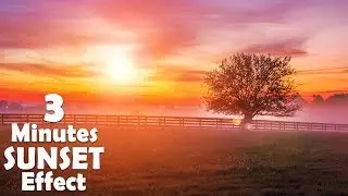 Photoshop Sunset Effect (Quick & Easy)
