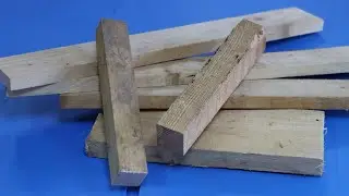 Классная идея из обрезков доски! 100% пользы от старых досок!!!