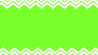 ZigZag Border - Overlay green screen