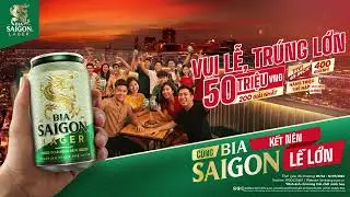 [ABV 4,3%] KHUI THÙNG SĂN QUÀ KHỦNG - CÙNG BIA SAIGON LAGER VUI LỄ TRÚNG LỚN