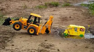 Police Car and Auto Rickshaw Accident Pulling Out Jcb 🚜🚚 Truck  Video | Jcb Video | CS2 Toy